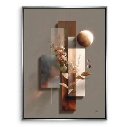 Minimalist yet organic wall art suited for living rooms and bedrooms.