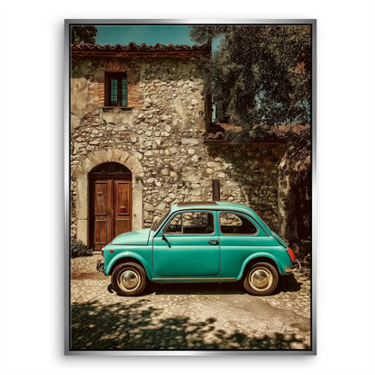 Canvas wall art featuring timeless Italian charm for living rooms.