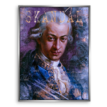 Rock Me Amadeus Canvas Print - Moody Mozart Wall Art - Image 6
