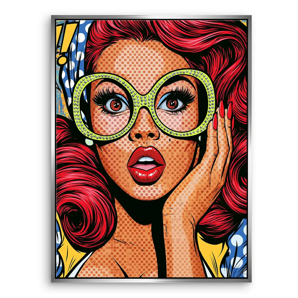 Retro-inspired modern wall decor for living room or studio