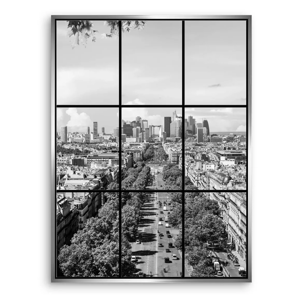 Elegant urban photography style suitable for minimalist interiors