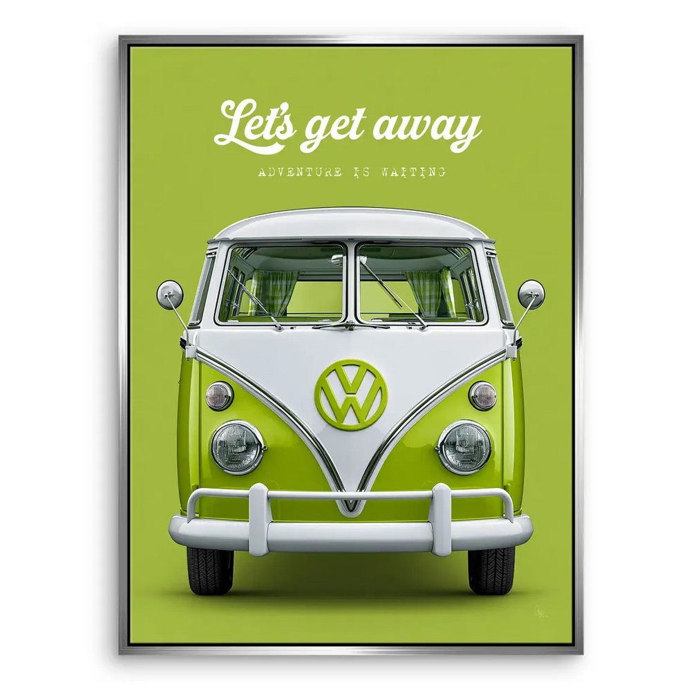 Bright lime color palette wall decor for wanderlust-inspired spaces