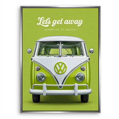 Bright lime color palette wall decor for wanderlust-inspired spaces