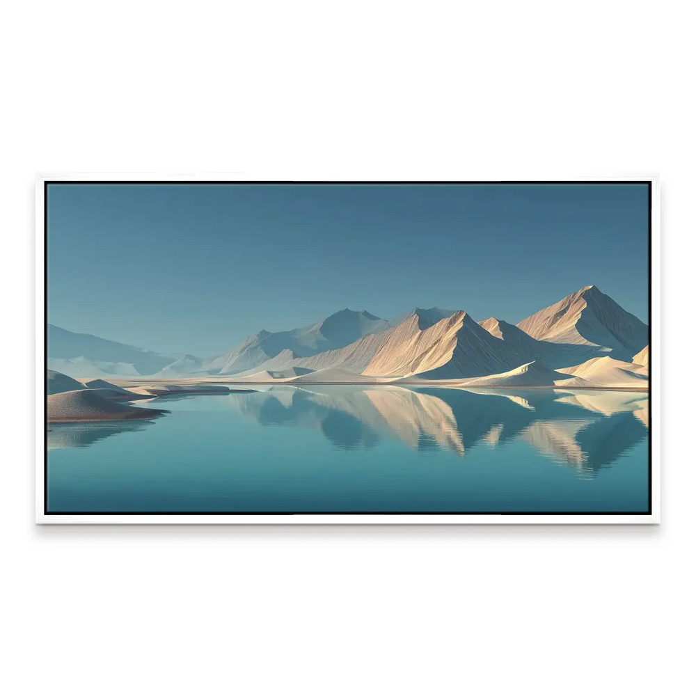 Calm, expansive landscape decor suitable for living rooms, bedrooms, or offices.