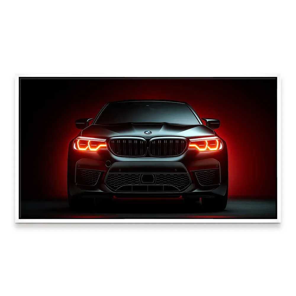 BMW M5 Power Canvas Print - Bold Black Car Wall Art - Image 8