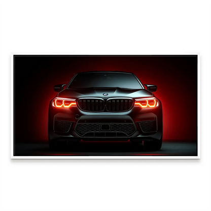 BMW M5 Power Canvas Print - Bold Black Car Wall Art - Image 8