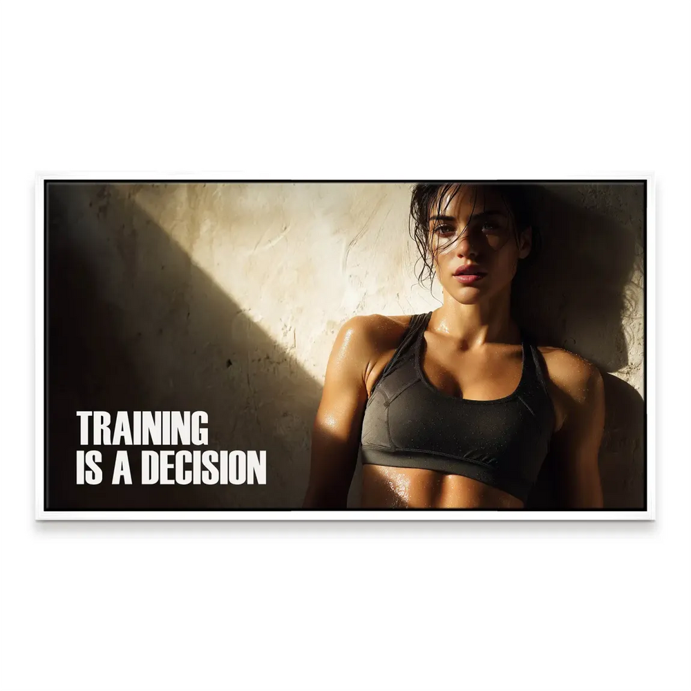 Training Decision Canvas Art - Motivational Wall Art - Image 8