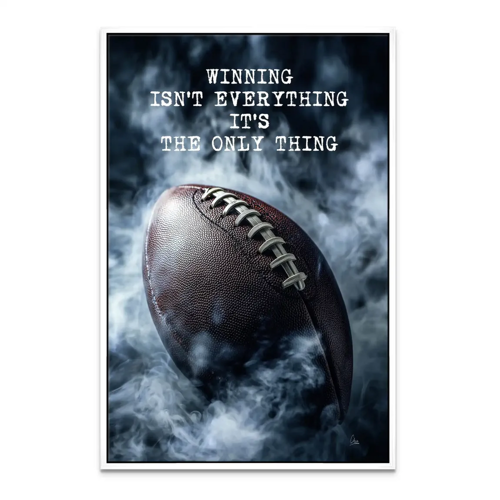 Winning Mindset Football Canvas Wall Art - Motivational Decor - Image 8