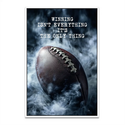 Winning Mindset Football Canvas Wall Art - Motivational Decor - Image 8