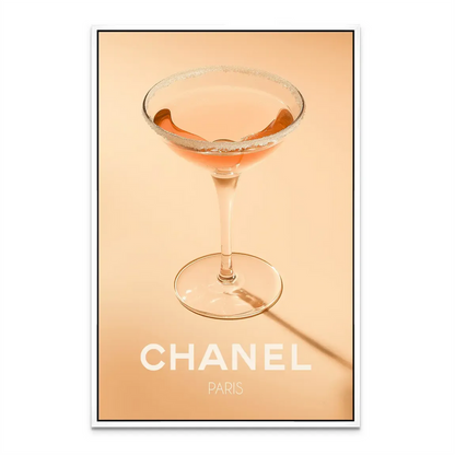 Chanel Glam Cocktail Canvas Print - Luxury Wall Art - Image 7