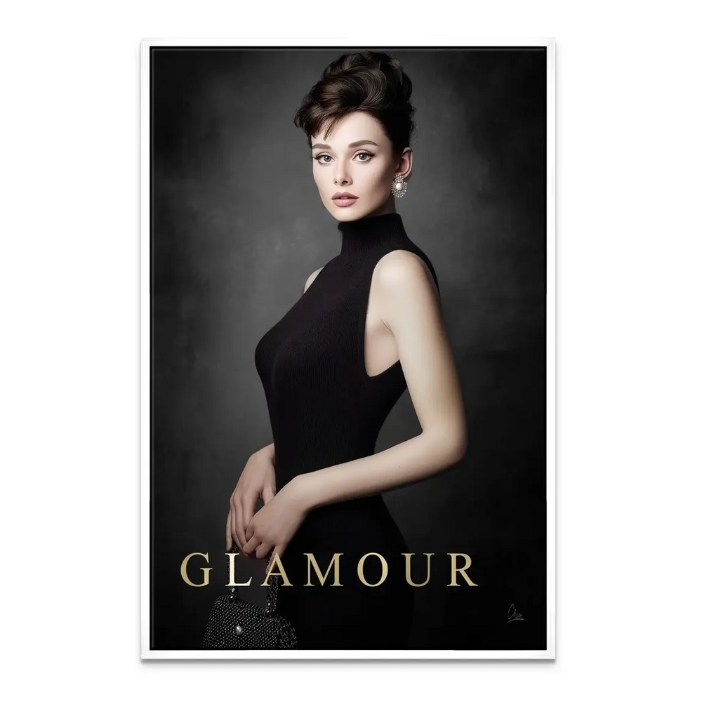 Modern wall art depicting classic glamour for refined interiors