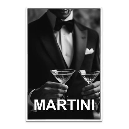 Luxurious and refined wall art featuring cocktail theme.