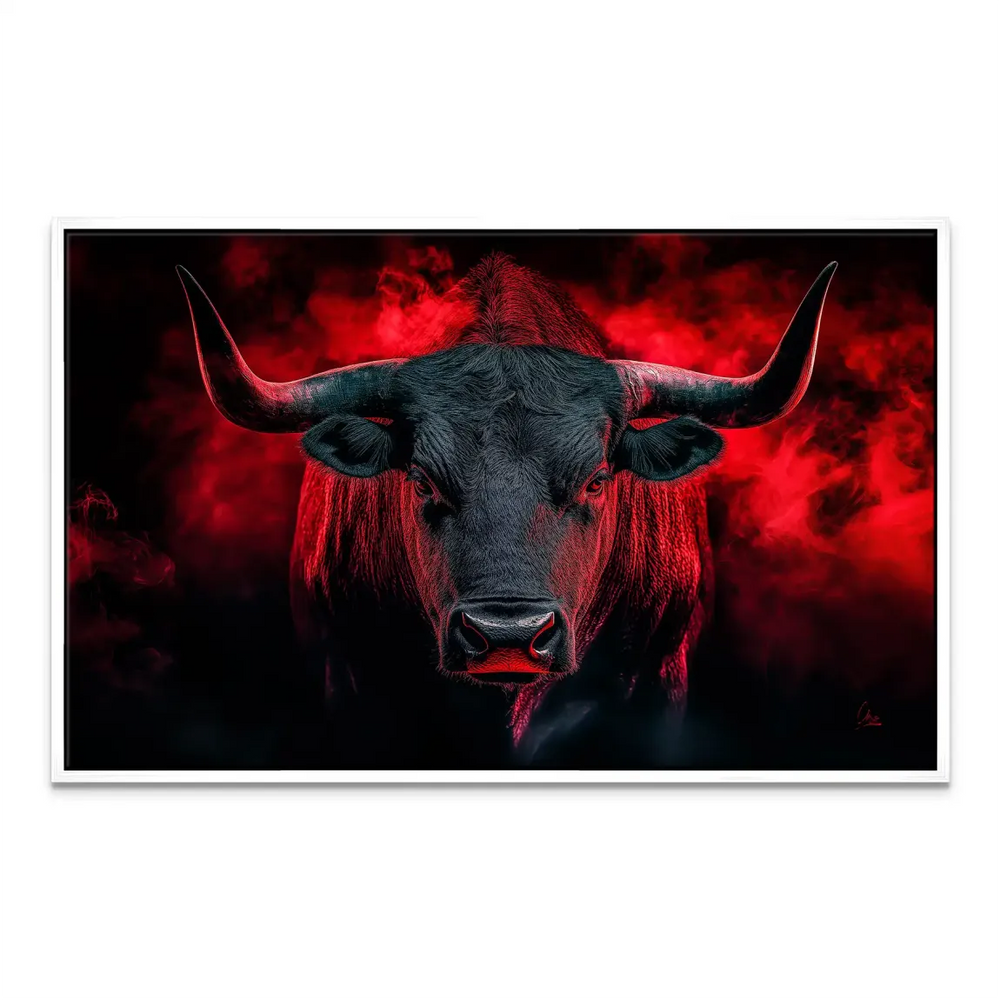 Cinematic style bull artwork from the Animal collection.