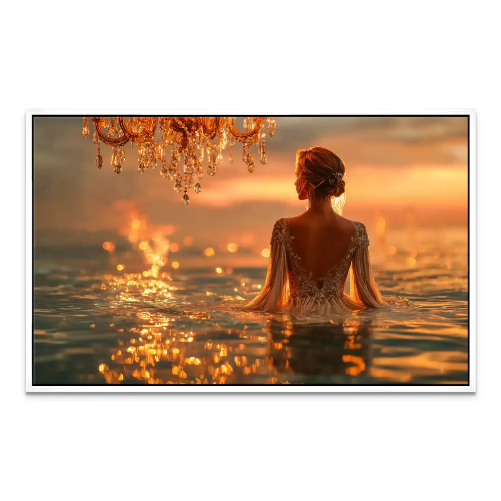 Contemporary wall decor that adds glamour and otherworldly ambiance.