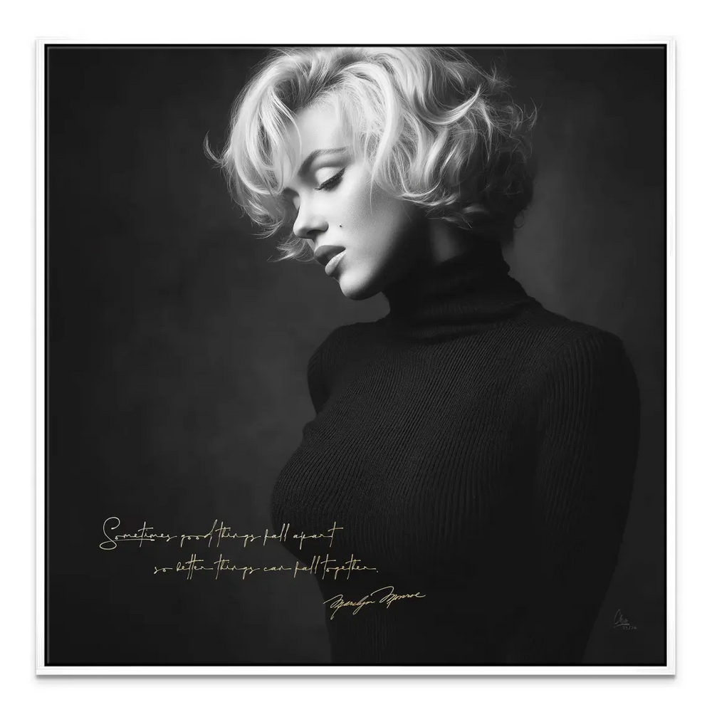 Timeless Marilyn Monroe wall art as a focal point in contemporary interiors