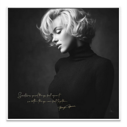 Timeless Marilyn Monroe wall art as a focal point in contemporary interiors