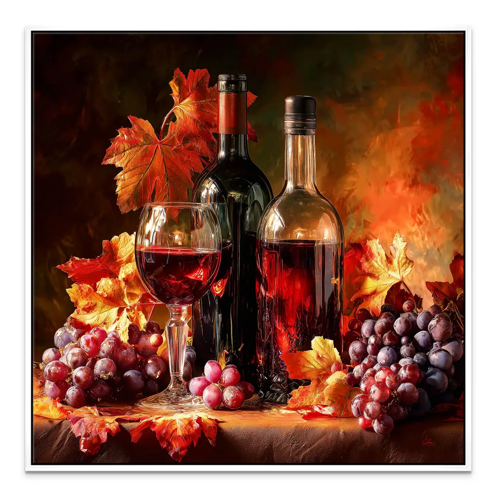Elegant Wine Harvest Canvas Art for Dining Rooms - Image 8