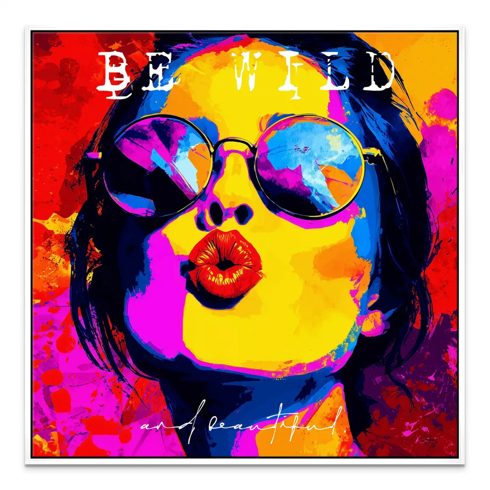 Be Wild Canvas Art - Bold Pop Graffiti Wall Decor - Image 8