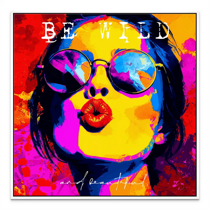 Be Wild Canvas Art - Bold Pop Graffiti Wall Decor - Image 8