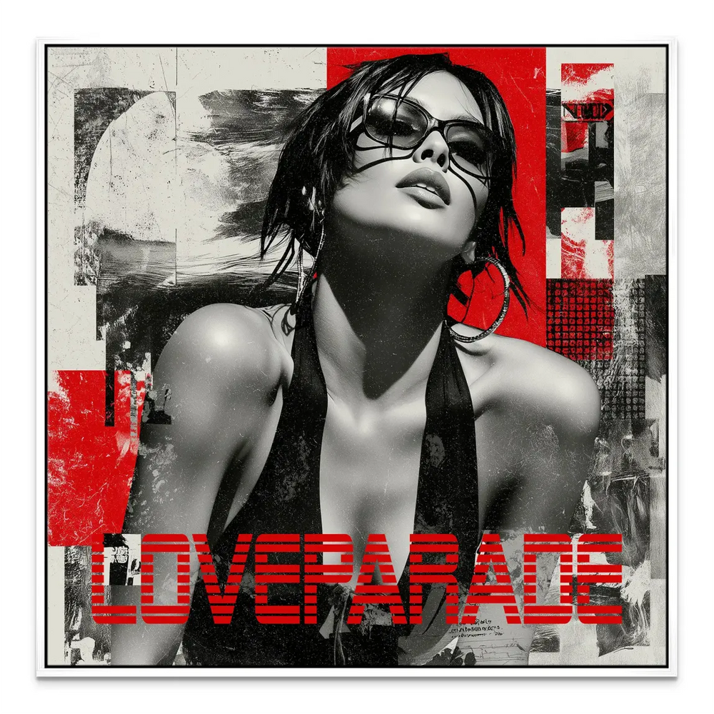 Love Parade Beauty Canvas Print - Urban Pop Art Wall Decor - Image 7