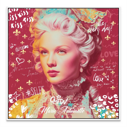 Statement wall art suited for modern eclectic or glam living spaces.