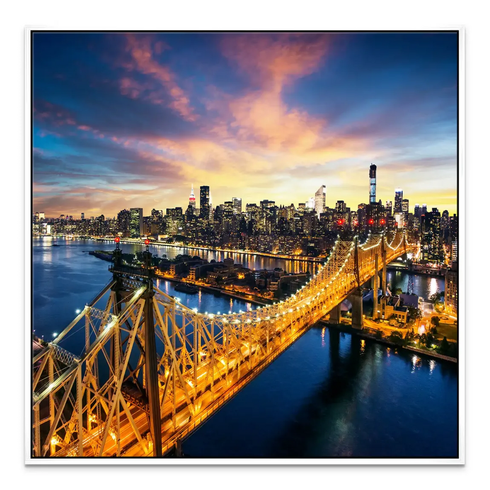Manhattan Panorama Canvas Print - New York City Wall Art - Image 8
