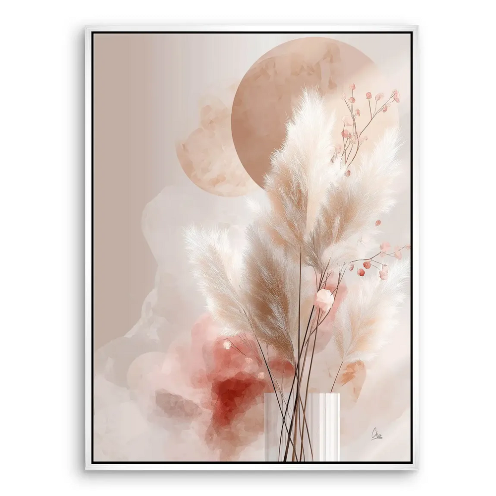 Amber Fields Canvas Print - Botanical Wall Art in Neutral Boho Chic - Image 7