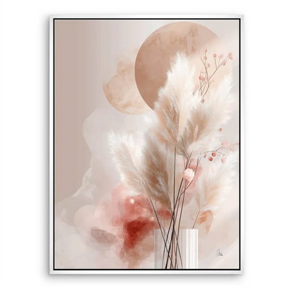 Amber Fields Canvas Print - Botanical Wall Art in Neutral Boho Chic - Image 7