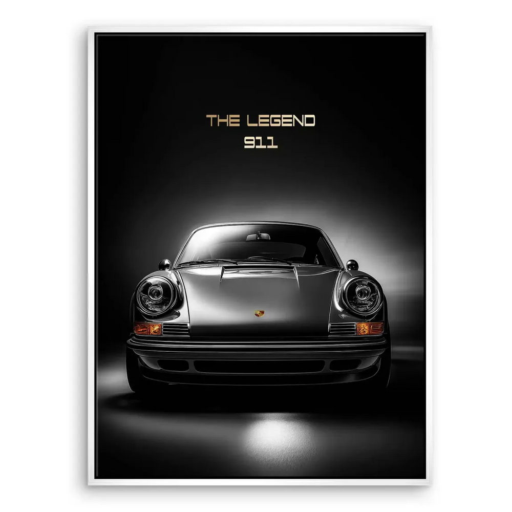 911 Legend Canvas Art | Porsche 911 Wall Art - Image 8