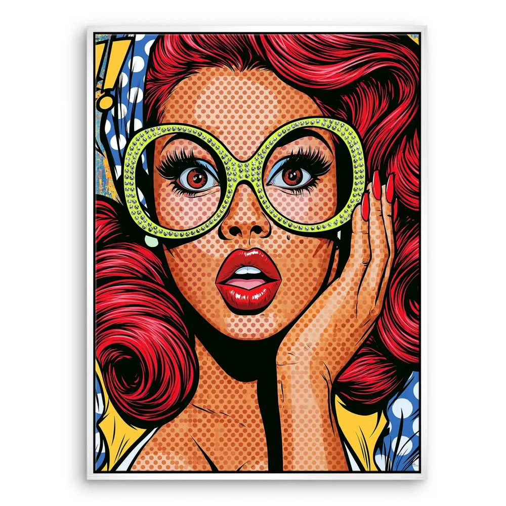 Energetic Pop Art canvas perfect for contemporary or retro interiors