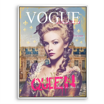 Marie Antoinette Vogue Canvas Portrait - Glam Graffiti Wall Art - Image 8